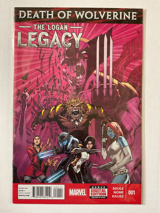 Death Of Wolverine The Logan Legacy #1 2014 Marvel Comics