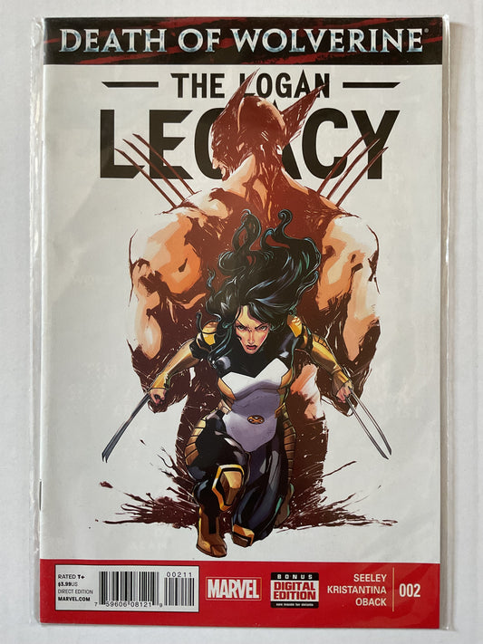 Death Of Wolverine The Logan Legacy #2 2014 Marvel Comics