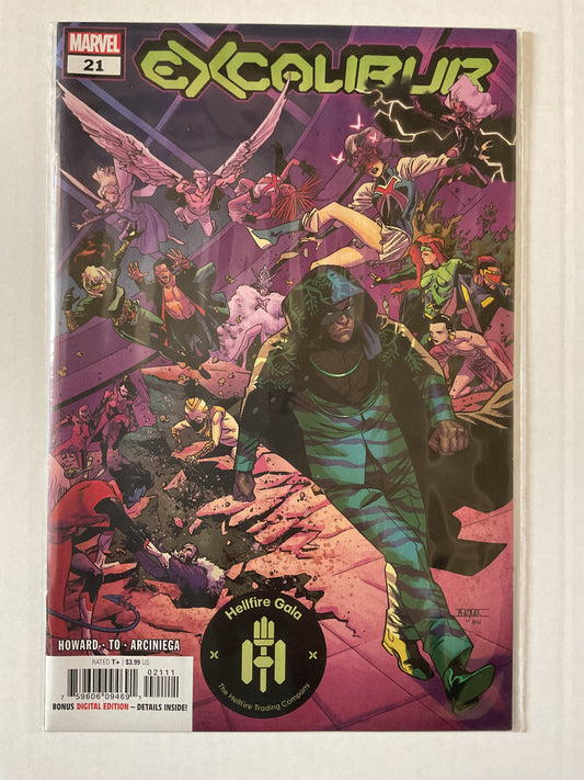 Excalibur #21 2021 Marvel Comics Hellfire Gala