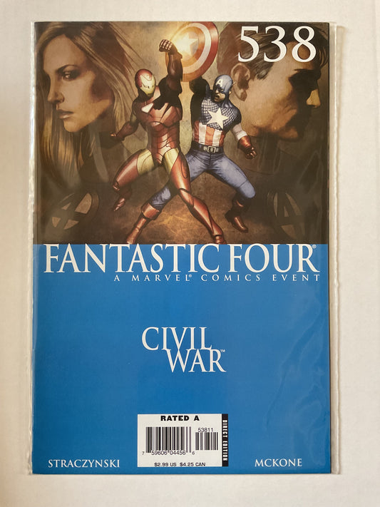 Fantastic Four #538 2007 Marvel Comics Civil War