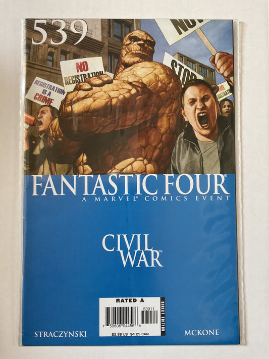 Fantastic Four #539 2007 Marvel Comics