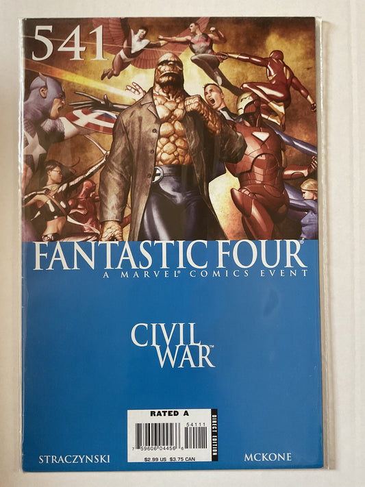 Fantastic Four #541 2007 Marvel Comics Civil War