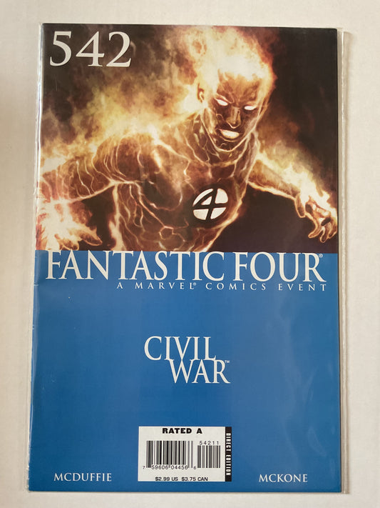 Fantastic Four #542 2007 Marvel Comics