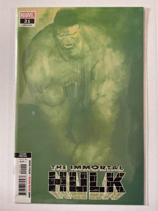 Immortal Hulk #21 2nd Print 2020 Marvel Comics