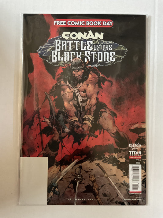 FCBD Conan Battle Of The Black Stone #1 2024 Titan Comics