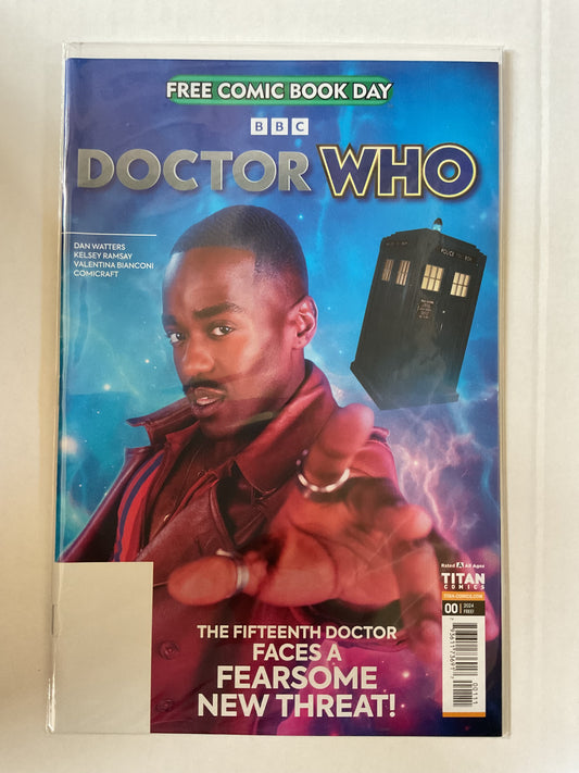 FCBD Doctor Who #0 2024 Titan Comics 1st Appearance Of 15th Doctor