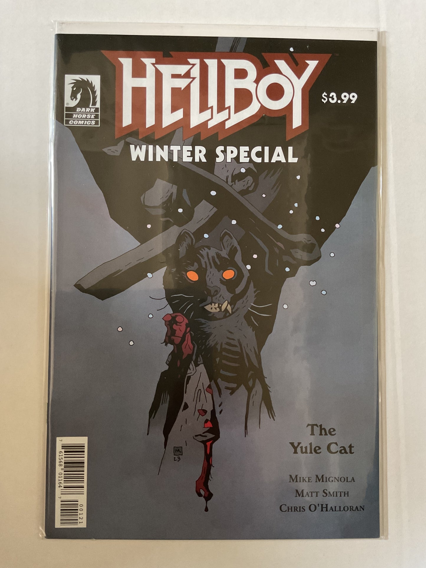 Hellboy Winter Special The Yule Cat #1 2023 Dark Horse Comics Mignola Variant