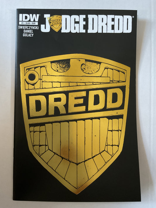 Judge Dredd #1 2012 IDW Publishing Foil Variant
