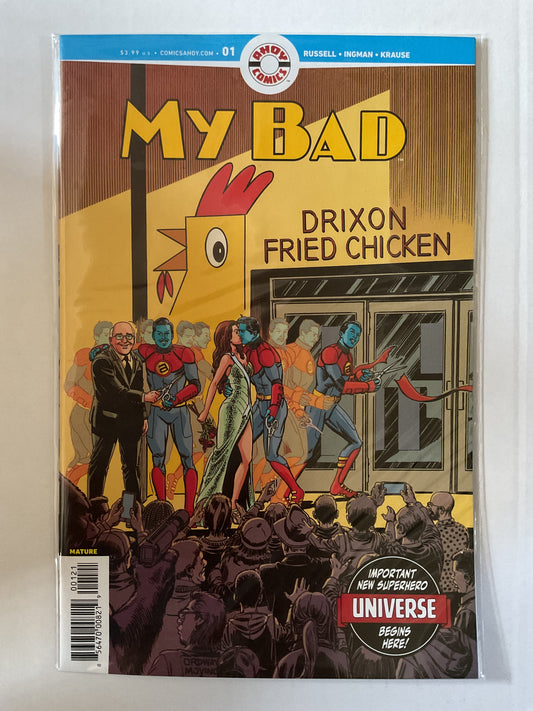 My Bad #1 2022 Ahoy Comics Ordway Variant