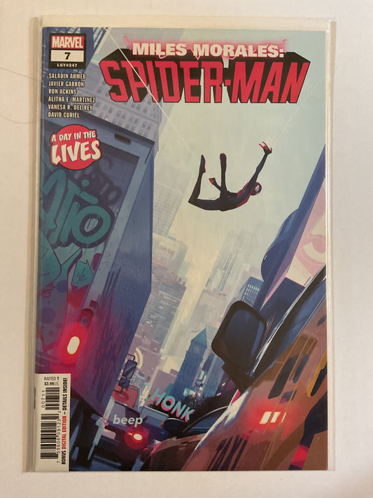 Miles Morales Spider-Man #7 2019 Marvel Comics 1st Appearance Of Quantum
