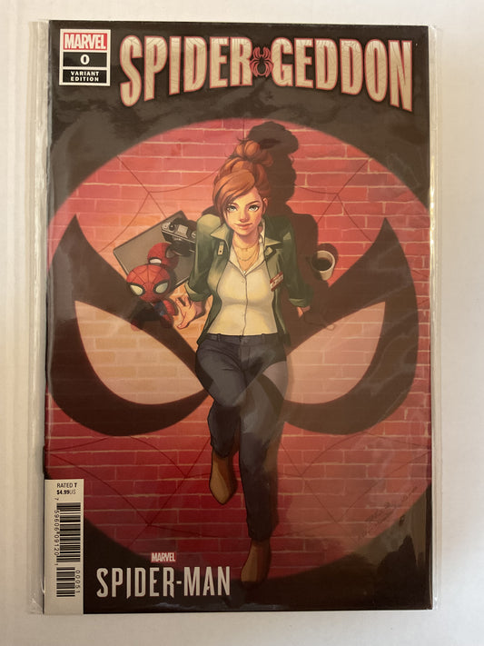 Spider-Geddon #0 2018 Marvel Comics 1:10 Ji Variant 1st Appearance Of PlayStation Spider-Man