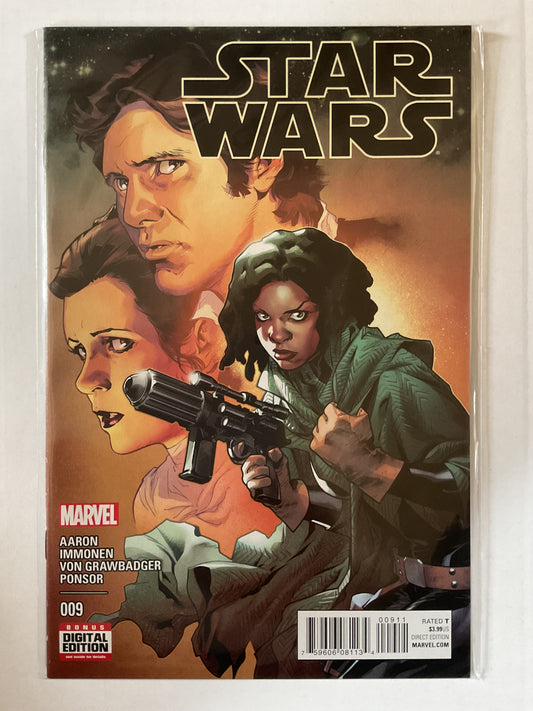 Star Wars #9 2015 Marvel Comics 1st Cover Appearance of Sana Starros