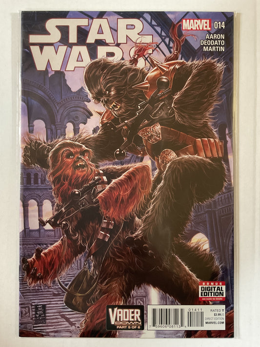 Star Wars #14 2016 Marvel Comics Chewbacca VS Black Krrsantan