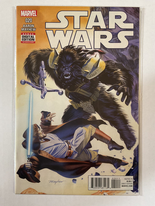 Star Wars #20 2016 Marvel Comics Origin Of Black Krrsantan