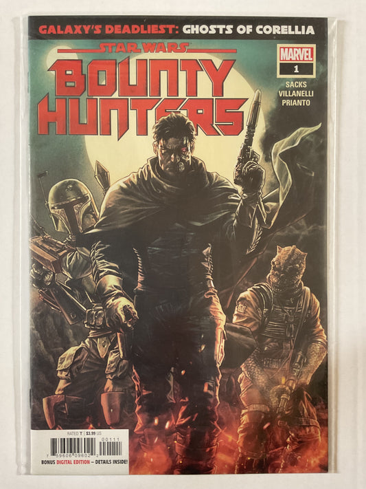 Star Wars Bounty Hunters #1 Marvel Comics 1st Appearance Of Nakano Lash