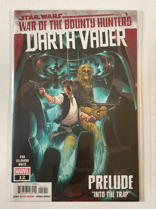 Star Wars Darth Vader #12 2021 Marvel Comics War Of The Bounty Hunters