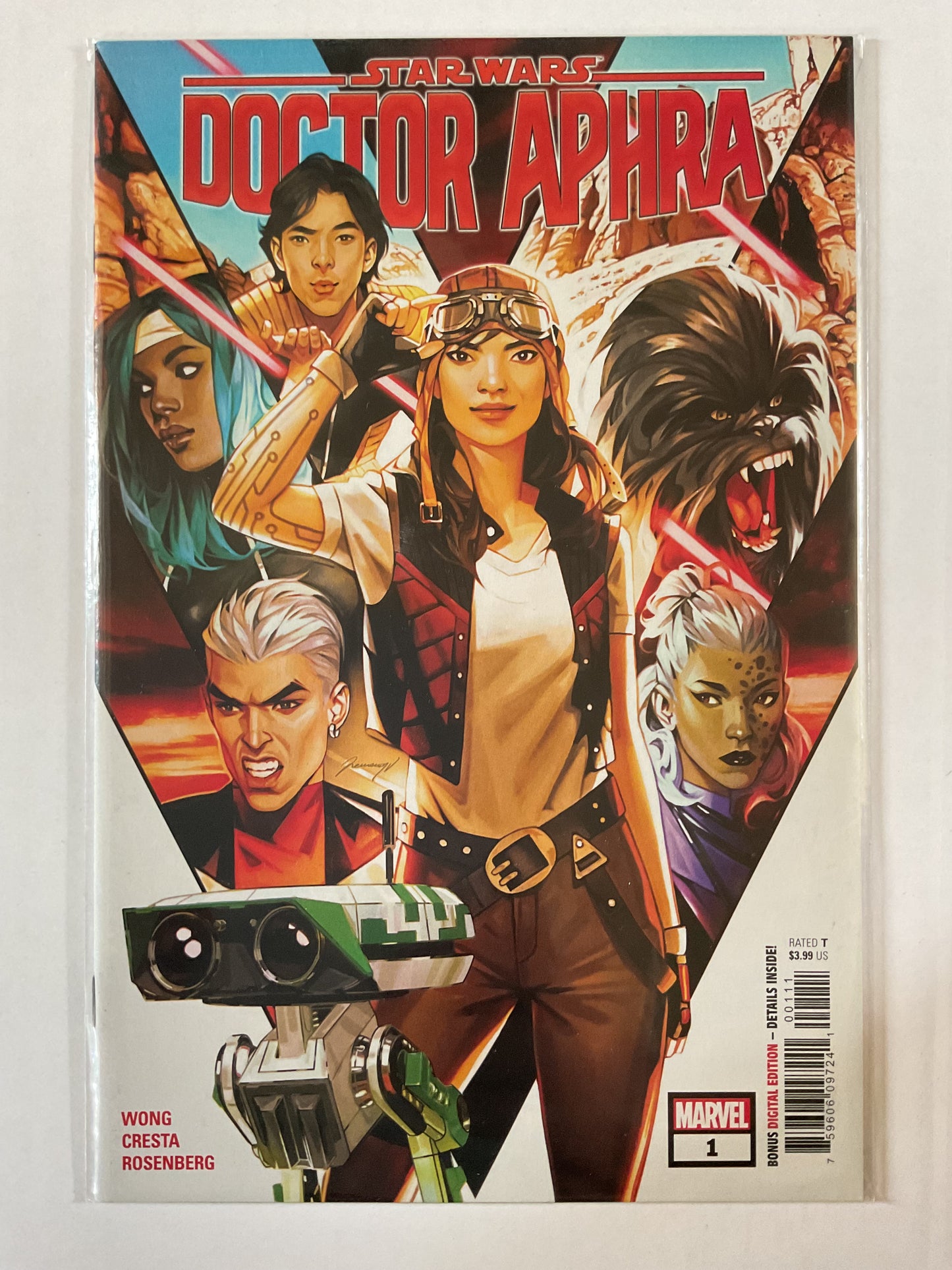 Star Wars Doctor Aphra #1 2020 Marvel Comics 1st Appearance Of Ronen Tagge