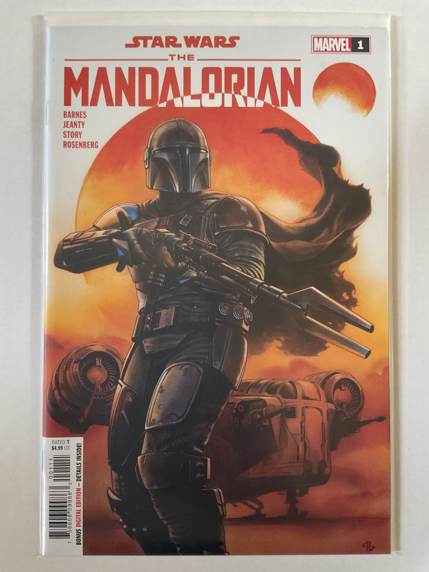 Star Wars Mandalorian #1 2022 Marvel Comics 1st Appearance Of Mandalorian (Dinn Djarin) In story