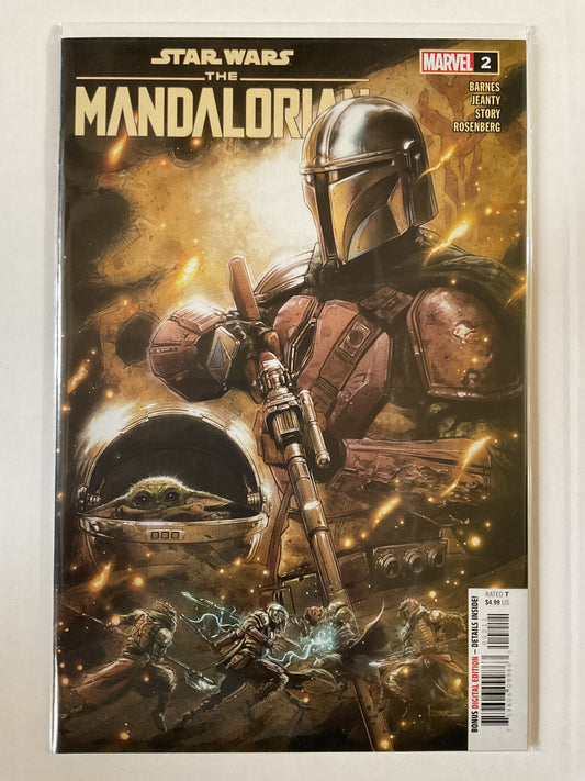 Star Wars Mandalorian #2 2022 Marvel Comics 1st Full Appearance Of Grogu