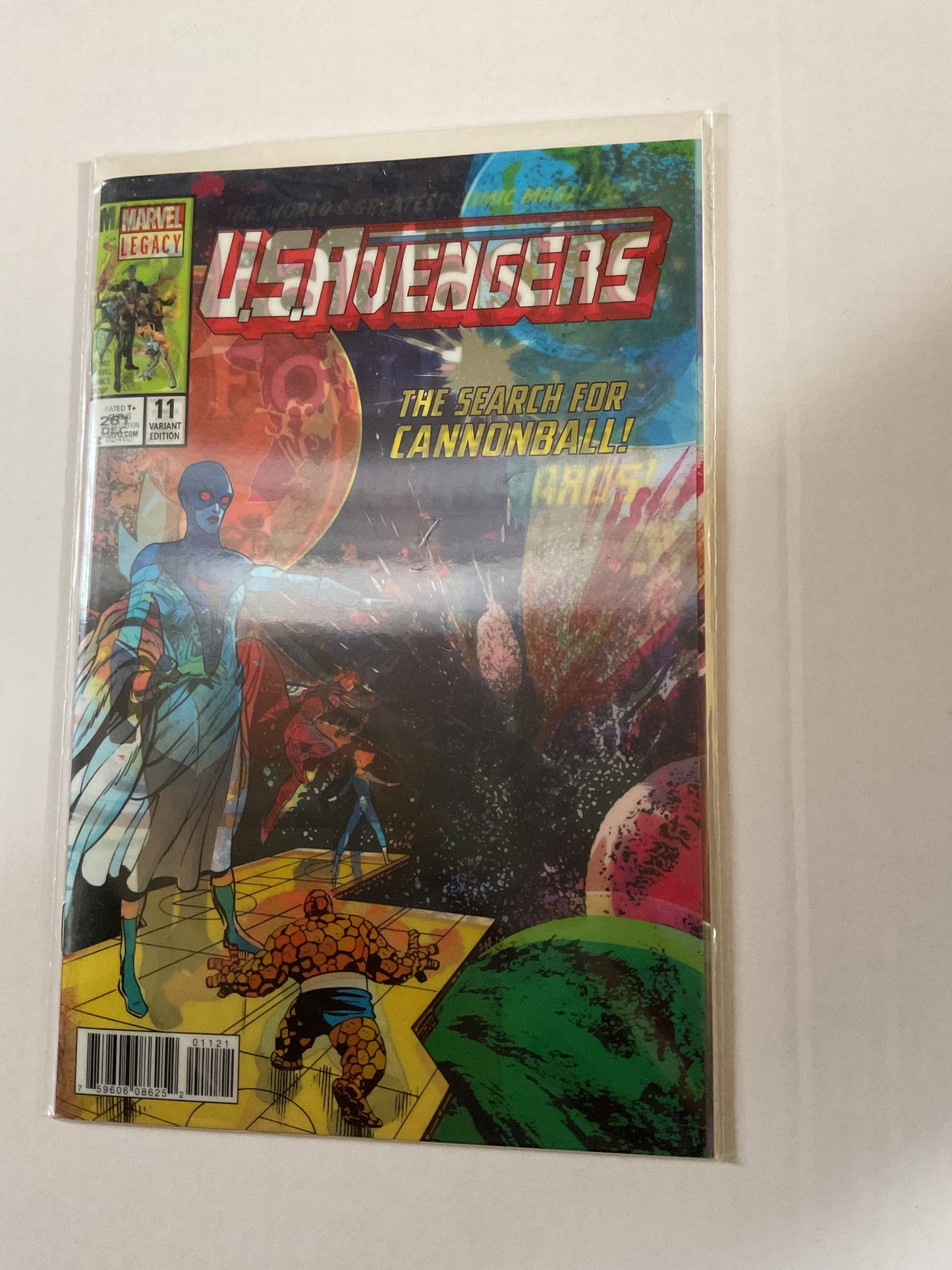 U.S.Avengers #11 2017 Marvel Comics Ward Lenticular Variant