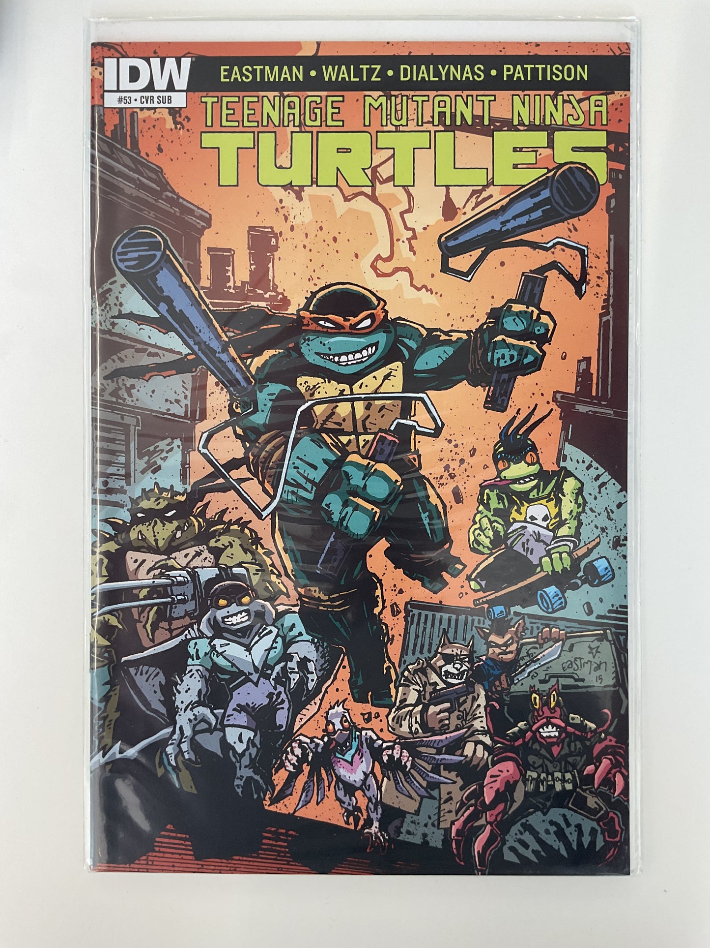 Teenage Mutant Ninja Turtles #53 2015 IDW Publishing Eastman Variant