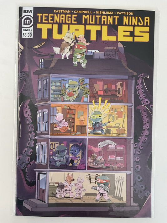 Teenage Mutant Ninja Turtles #111 2020 IDW Publishing 1st Cameo Appearances of Tokka and Rahzar