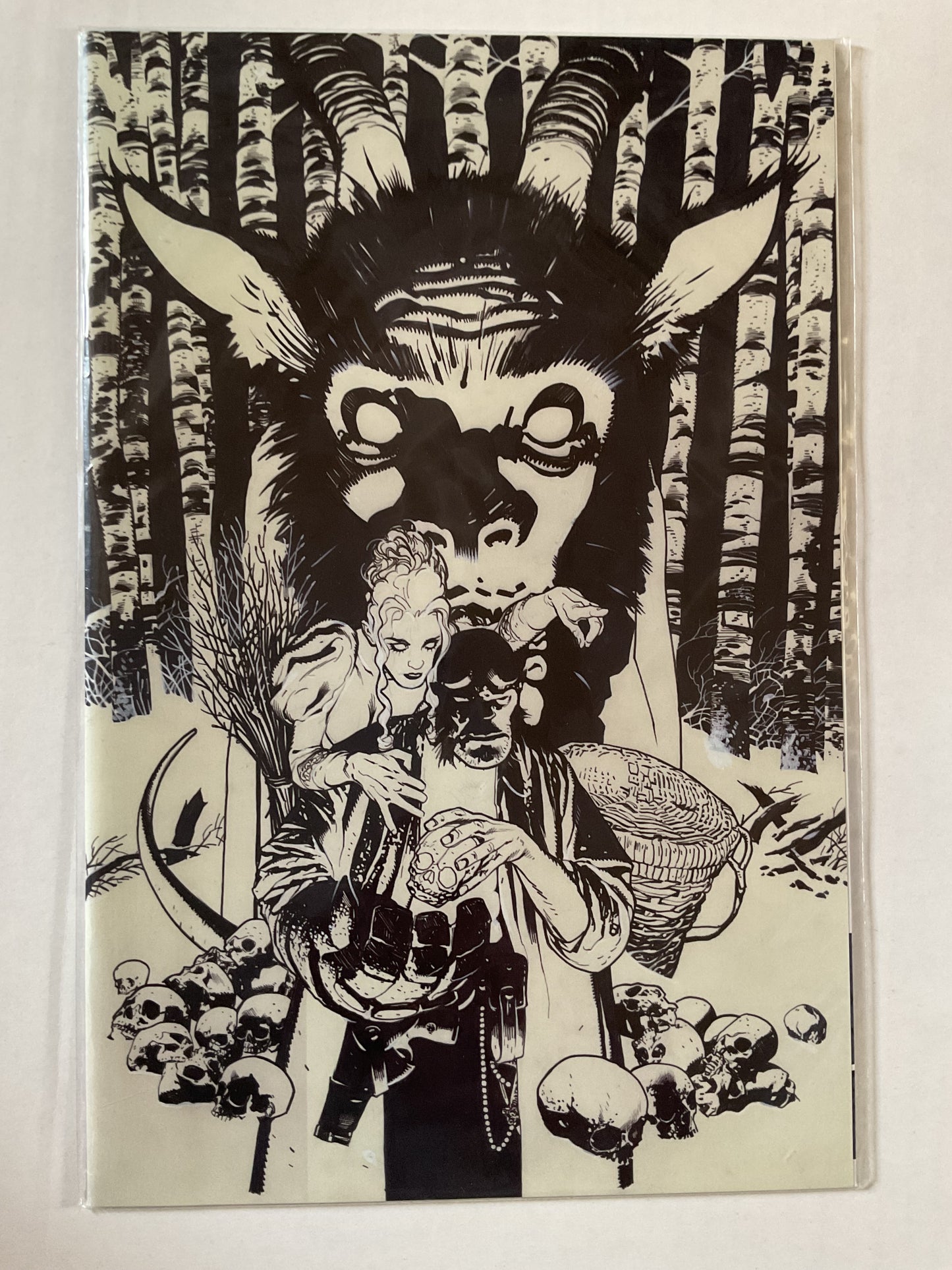 Hellboy Krampusnacht #1 2017 Dark Horse Comics Sketch Variant