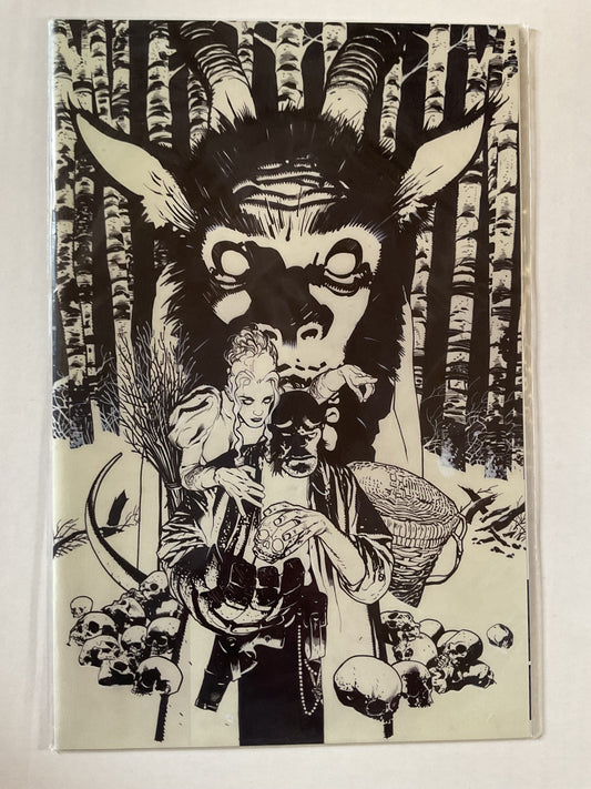 Hellboy Krampusnacht #1 2017 Dark Horse Comics Sketch Variant