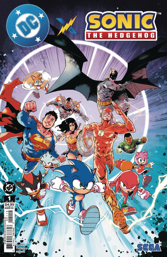 DC X Sonic The Hedgehog #1 2nd Print 2025 DC Comics