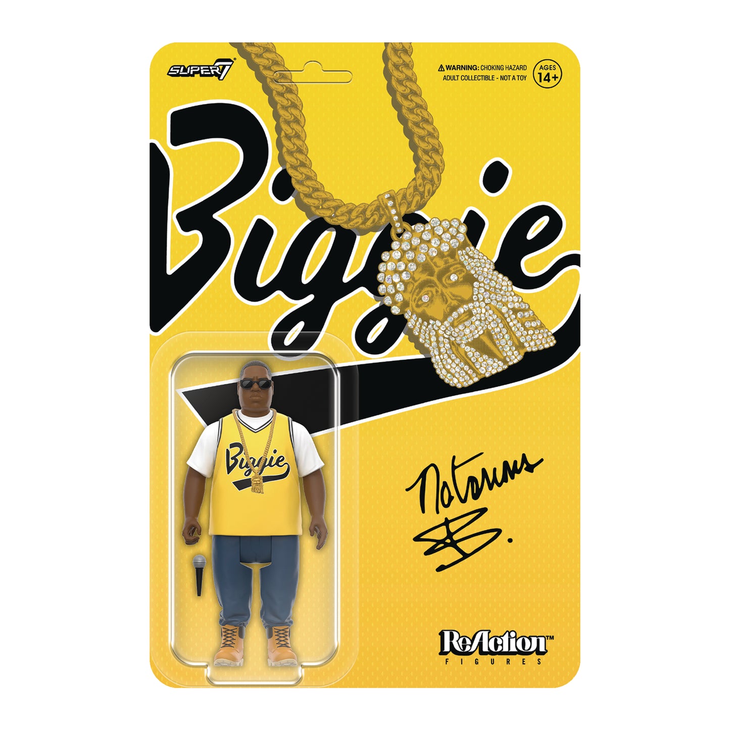 Notorious B.I.G. Reaction Yellow Jersey Action Figure