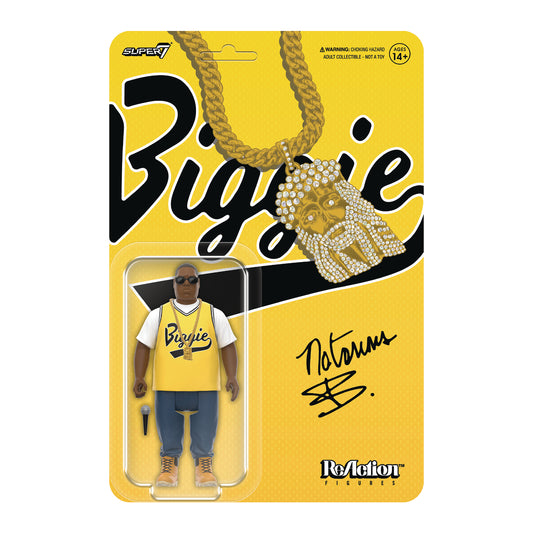 Notorious B.I.G. Reaction Yellow Jersey Action Figure