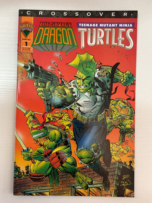 Savage Dragon/Teenage Mutant Ninja Turtles Crossover #1 1993 Mirage Publishing