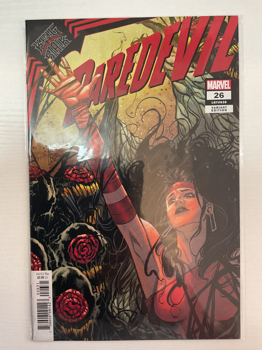 Daredevil #26 2021 Marvel Comics Checchetto Elektra Variant