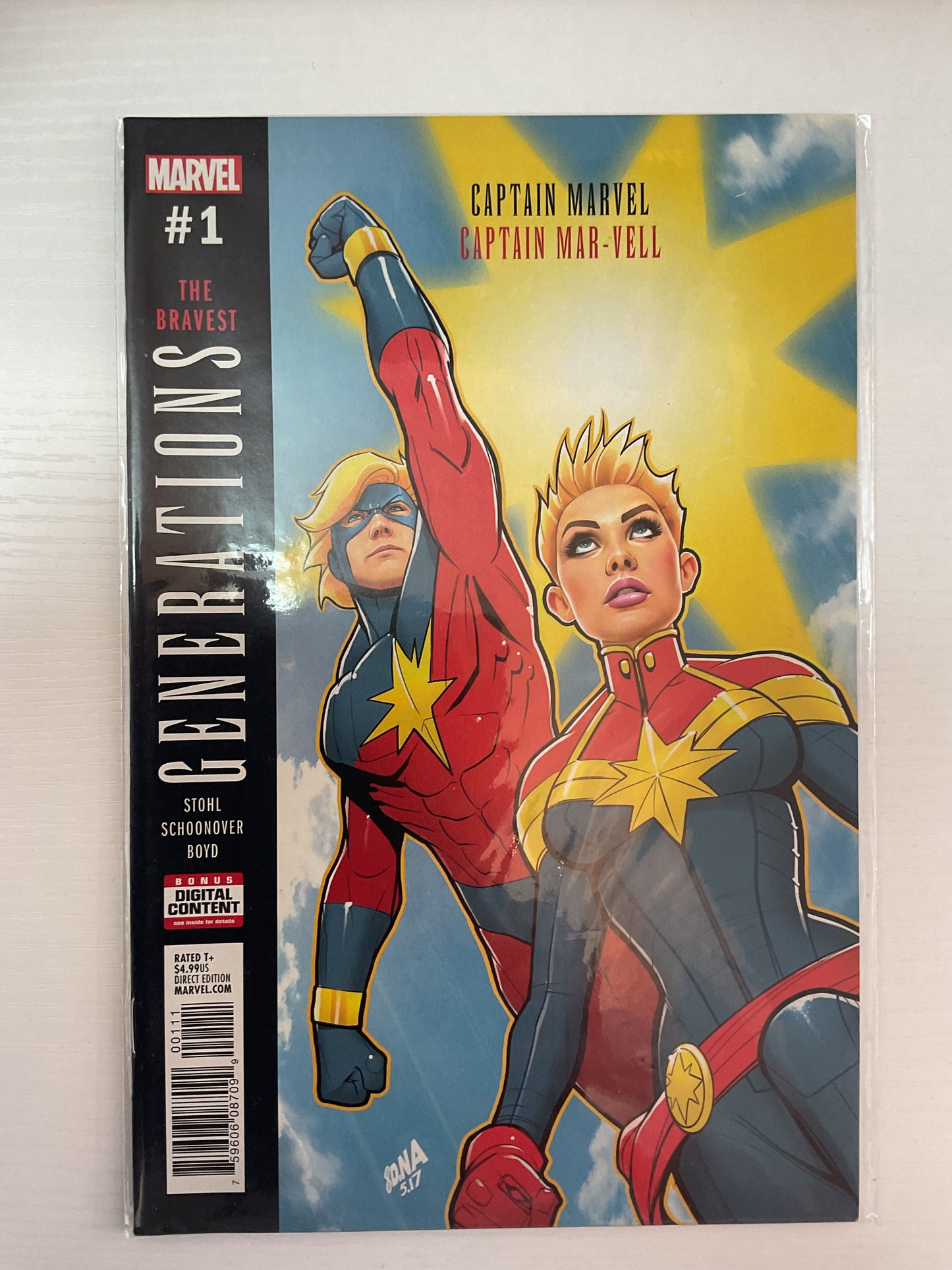 Generations Captain Marvel & Captain Mar-Vell #1 2017 Marvel Comics