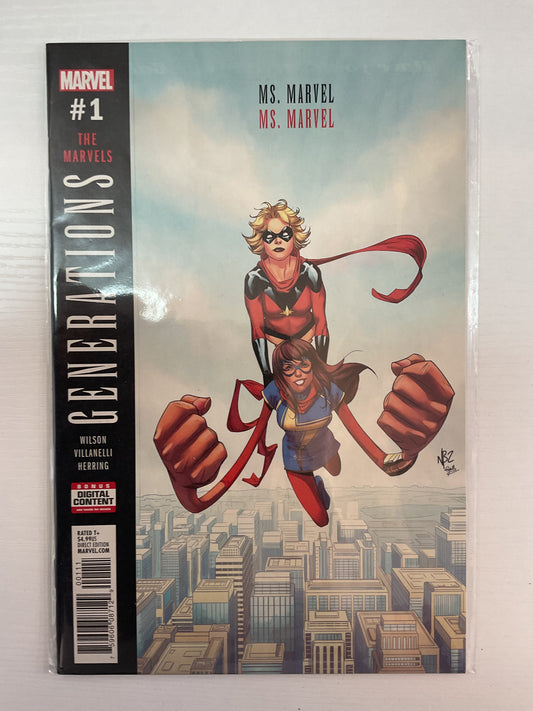Generations Ms Marvel & Ms Marvel #1 2017 Marvel Comics