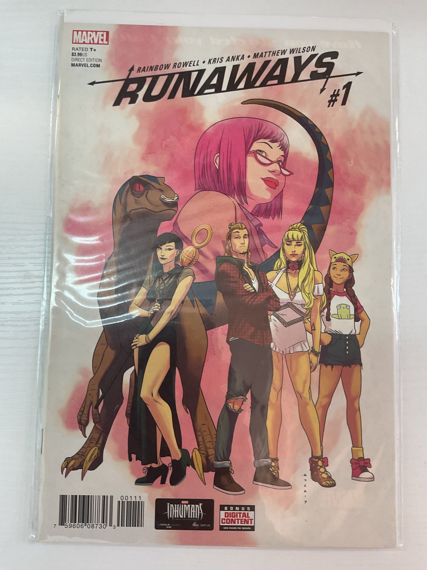 Runaways #1 2017 Marvel Comics