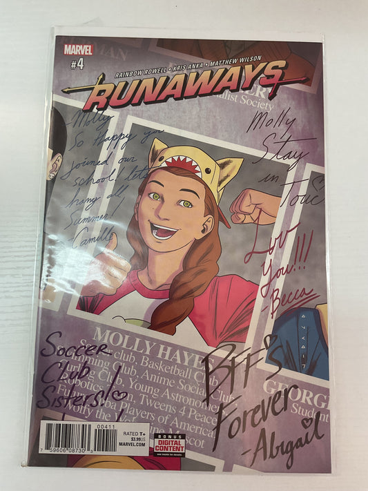 Runaways #4 2017 Marvel Comics