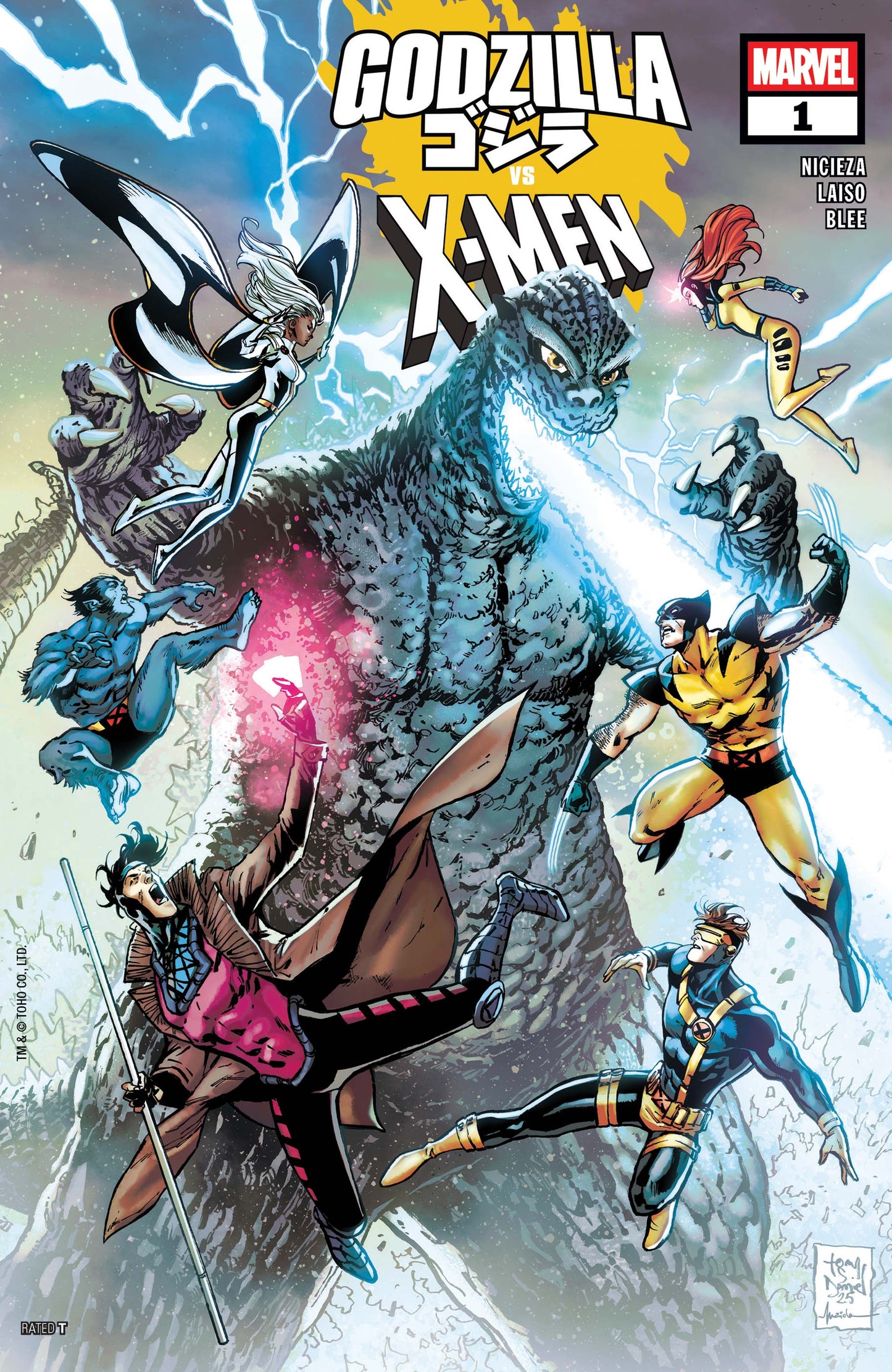 Godzilla Vs X-Men #1 2025 Marvel Comics