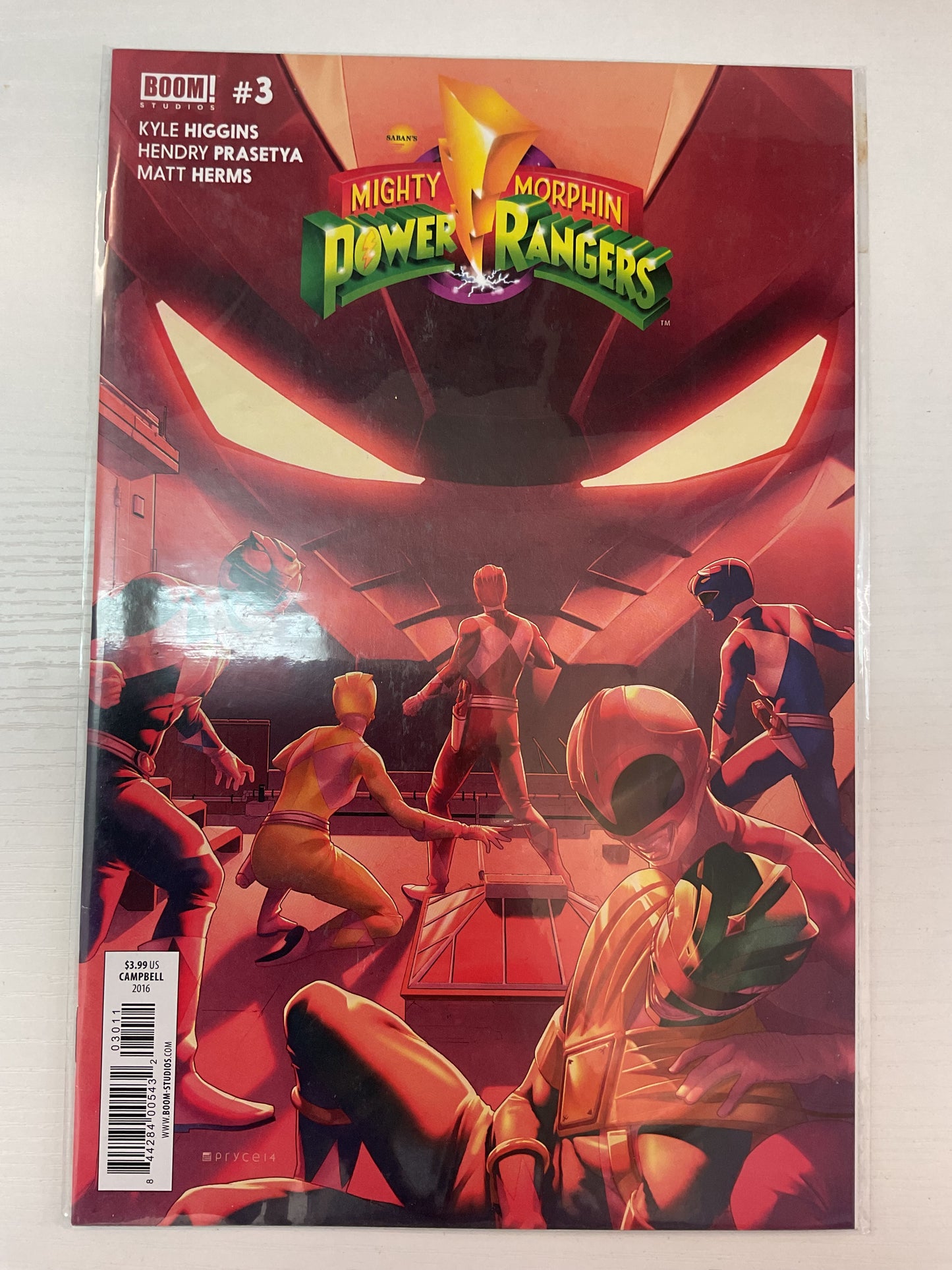 Mighty Morphin Power Rangers #3 2016 Boom Studios