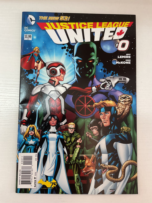 Justice League United #0 2014 DC Comics
