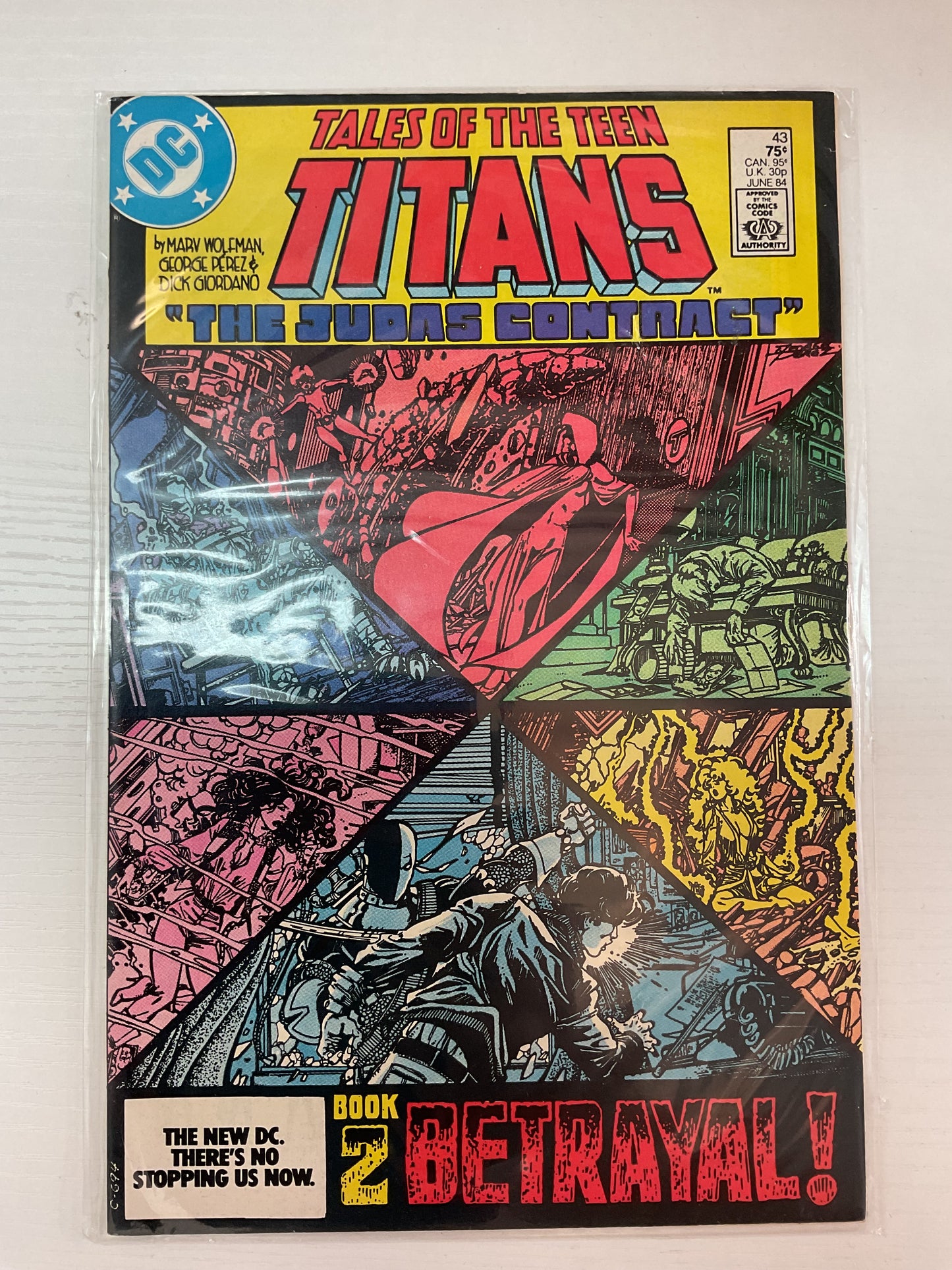 Tales Of The Teen Titans #43 1984 DC Comics 1st Appearance Of Jericho