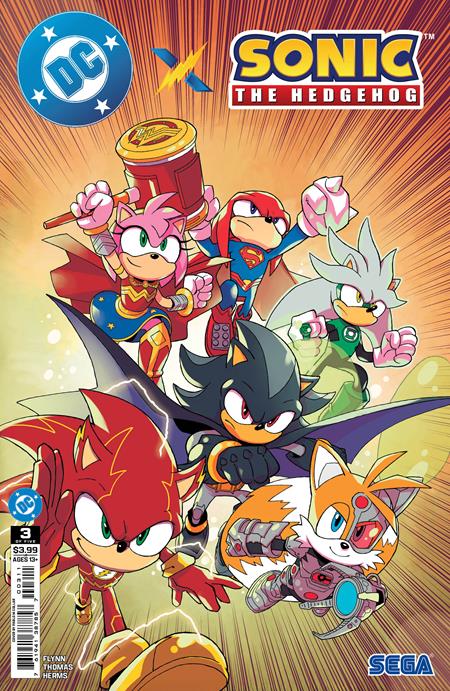 DC X Sonic The Hedgehog #3 2025 DC Comics