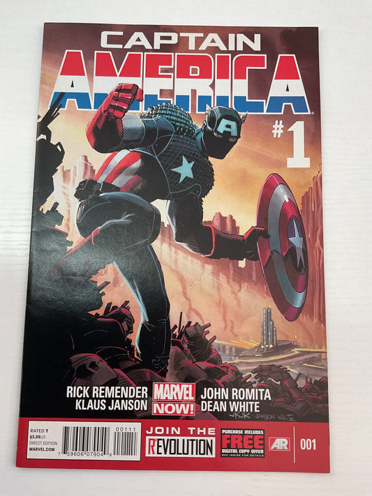 Captain America #1 2013 Marvel Comics