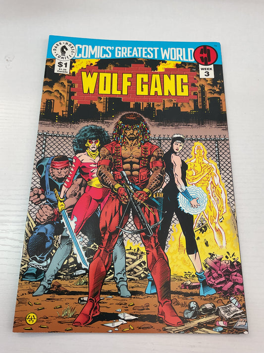 Comics Greatest World Wolf Gang #1 1993 Dark Horse Comics