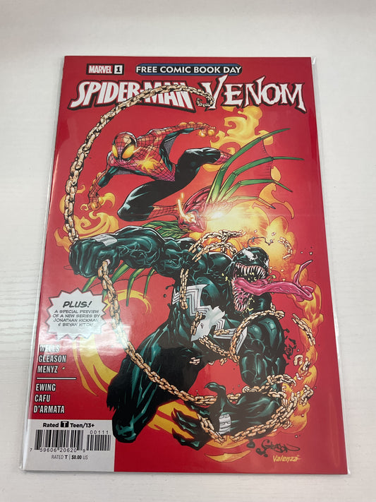 Free Comic Book Day Spider-Man Venom #1 2023 Marvel Comics