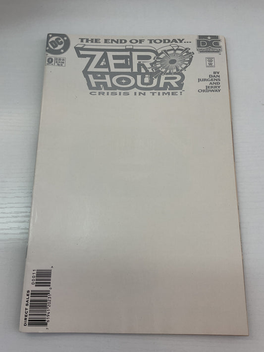 Zero Hour Crisis In Time #0 1994 DC Comics