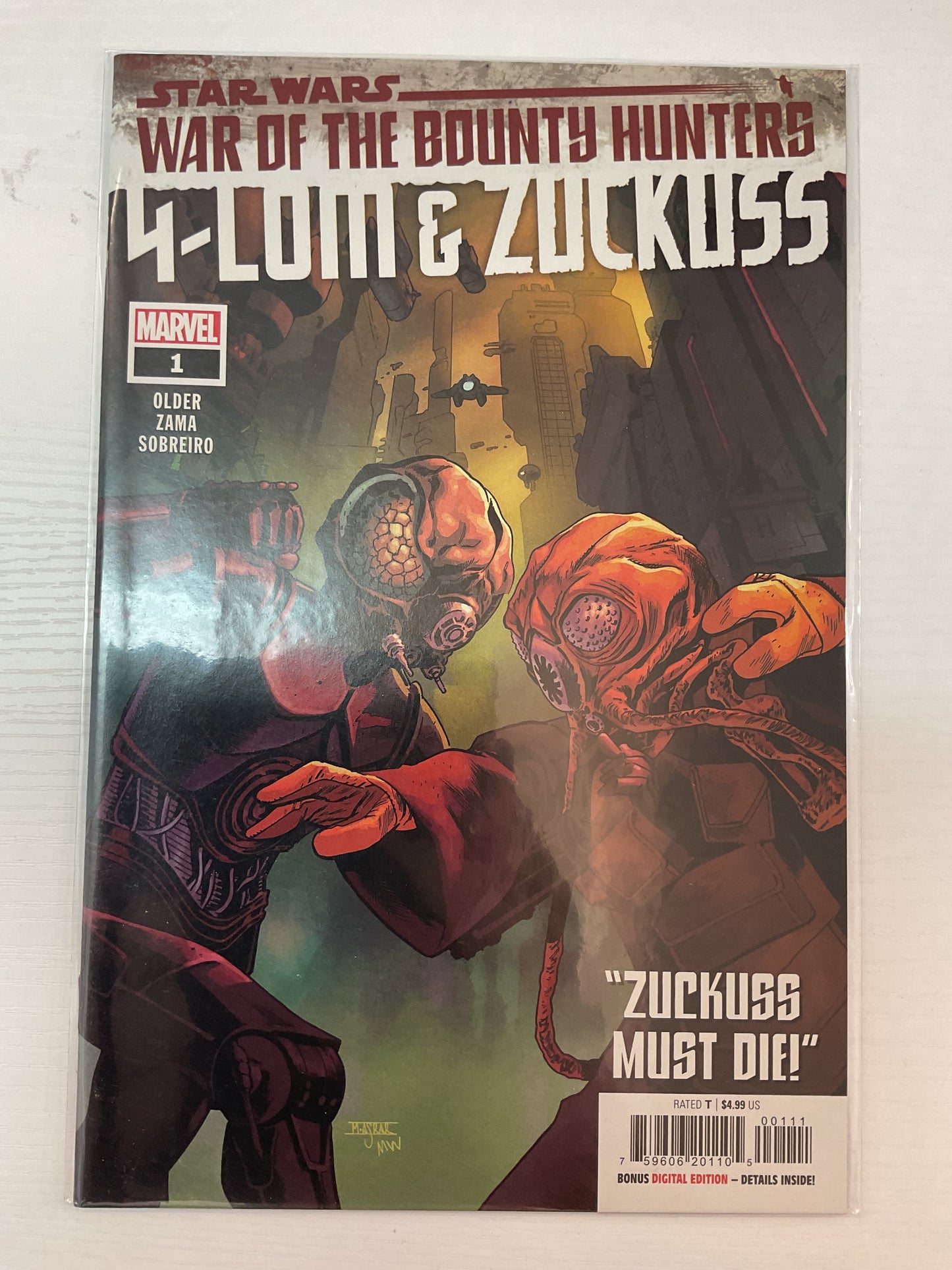 Star Wars War Of The Bounty Hunters 4-Lom & Zuckuss #1 2021 Marvel Comics
