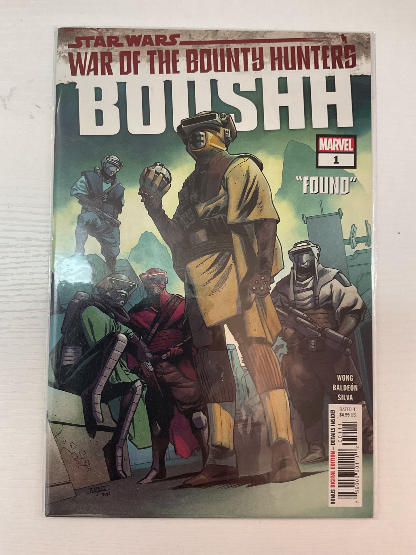 Star Wars War Of The Bounty Hunters Boushh #1 2021 Marvel Comics