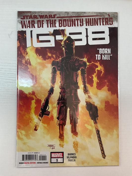Star Wars War Of The Bounty Hunters IG-88 #1 2021 Marvel Comics