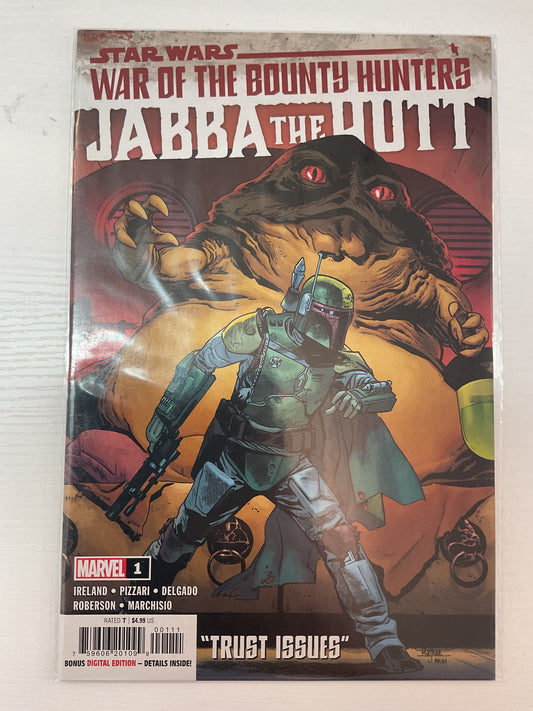 Star Wars War Of The Bounty Hunters Jabba The Hutt #1 2021 Marvel Comics